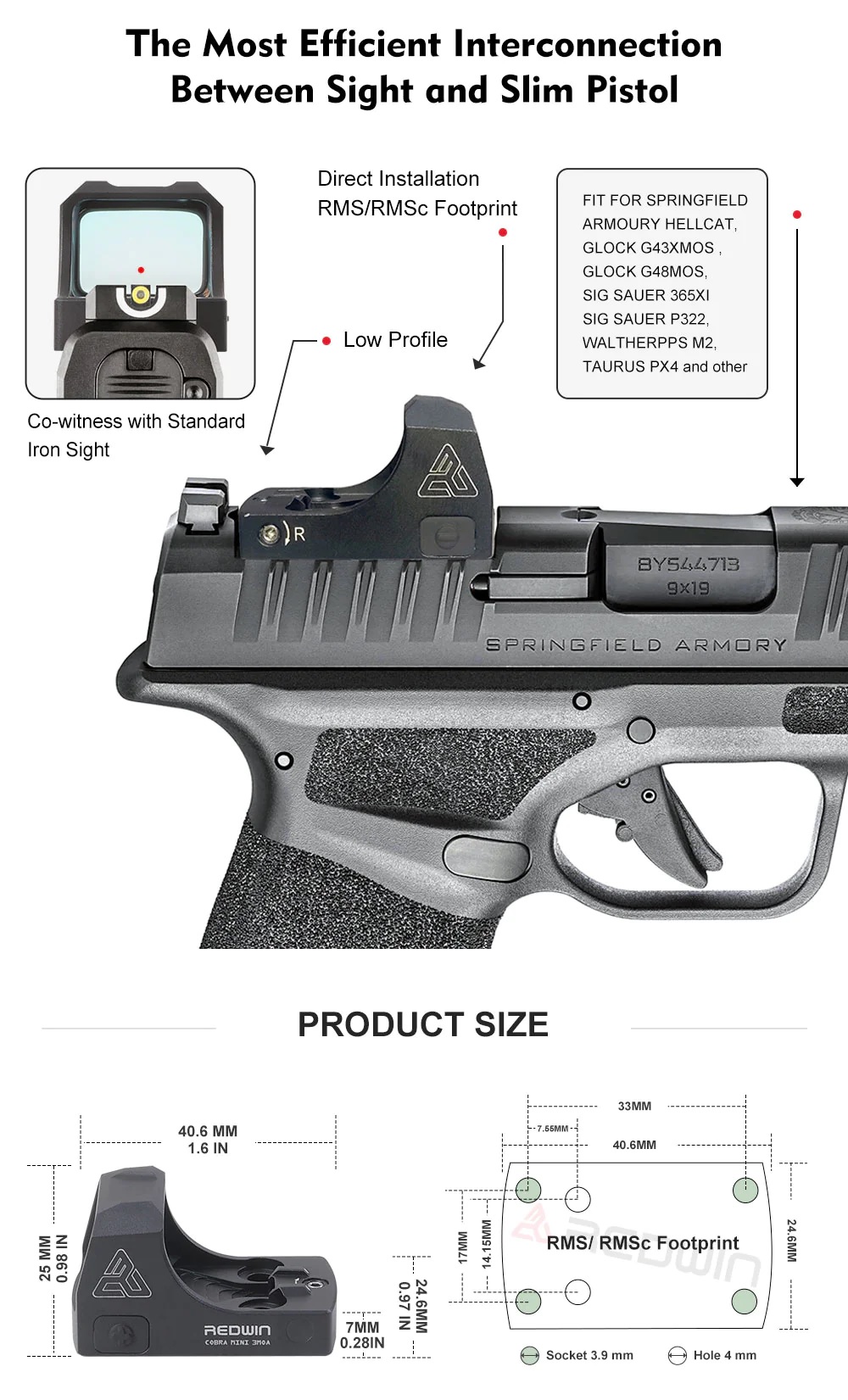 COBRA MINI 21X15 RMSc RWD19 - obrazek 3